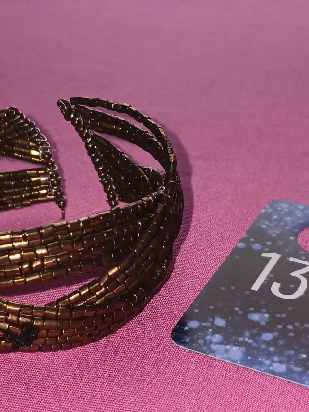 paparazzi Bronze Beaded Multi-Row Bracelet